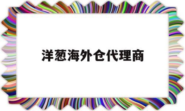 洋葱海外仓代理商